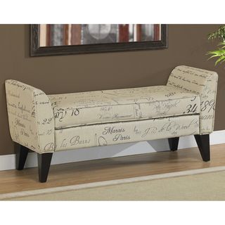Phoenix Signature Tan Upholstered Bench Benches