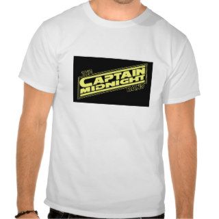 The Captain Midnight Band   Yellow Logo Shirt