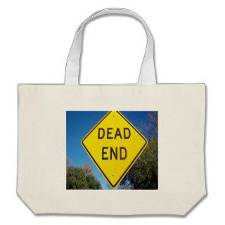 Turning around is also success   dead end tote bags