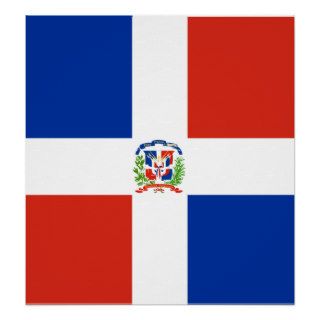 Dominican Republic High quality Flag Posters