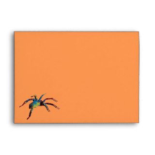 Halloween scary spider cartoon art envelopes
