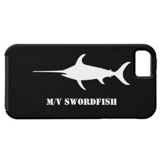 Personalized White Swordfish iPhone 5 Cases