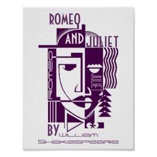Play Poster For Romeo & Juliet William Shakespeare