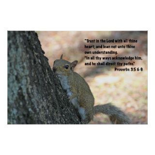 Proverbs 35 & 6 Scripture Poster