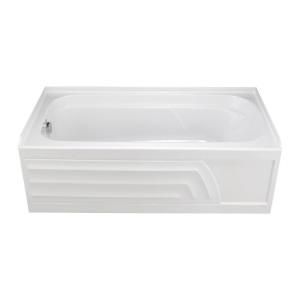 American Standard Colony 5 ft. Whirlpool with Right Hand Drain in White 2740.118.020
