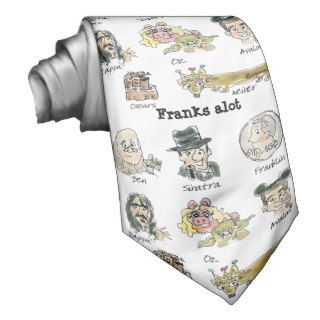 Funny Cartoon Frank You Very Much  Neck Tie