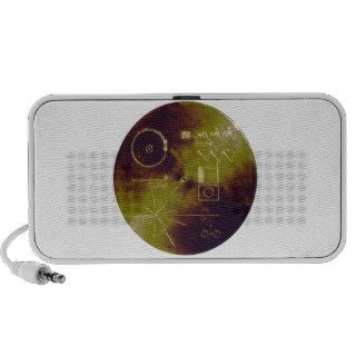 Voyager 1 and 2 Golden Record Sounds of Earth iPod Speakers