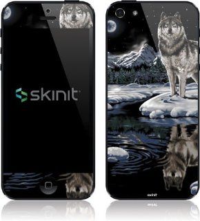 Liquid Blue   Winter Night Wolf   iPhone 5 & 5s   Skinit Skin Cell Phones & Accessories
