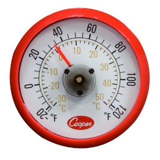 Cooper Atkins 535 0 8 Cooler Thermometer with Magnet and Adhesive Tabs