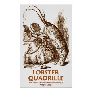 Lobster Quadrille (Lewis Carroll Wonderland) Print