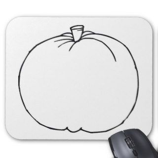 Pumpkin Sketch Mouse Pads