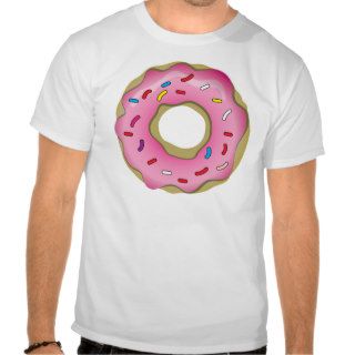 Yummy Donut with Icing and Sprinkles T Shirts