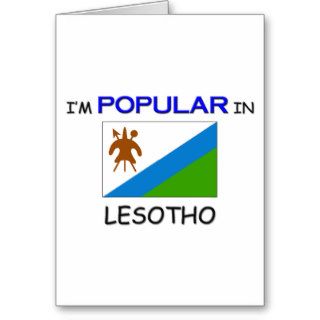 I'm Popular In LESOTHO Card