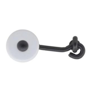 Perennial 2 1/2 in. White Ceramic and Oil Rubbed Bronze Cabinet Latch RL021286