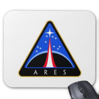 NASA Ares Rocket Logo Mouse Pads