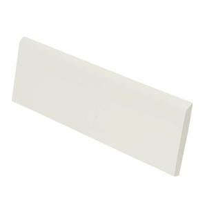 U.S. Ceramic Tile Color Collection MattE Bone 2 in. x 6 in. Ceramic Surface Bullnose Wall Tile DISCONTINUED U278 S4269
