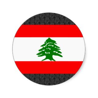 Lebanon Flag Sticker