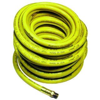 Amflo 522 100 Yellow 300 PSI PVC Air Hose 1/4" x 100' With 1/4" MNPT End Fittings Air Tool Hoses