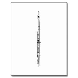 Flute Vertical Postcard