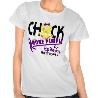 Epilepsy Chick Gone Purple 2 Shirts