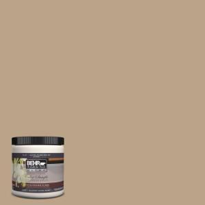 BEHR Premium Plus Ultra 8 oz. #710D 4 Harvest Brown Interior/Exterior Paint Sample 710D 4U