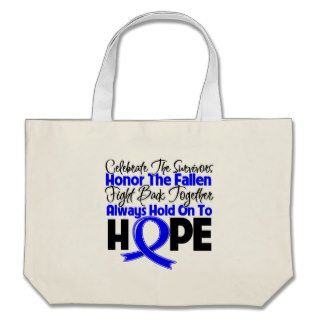 Colon Cancer Celebrate Honor Fight Hope Bags
