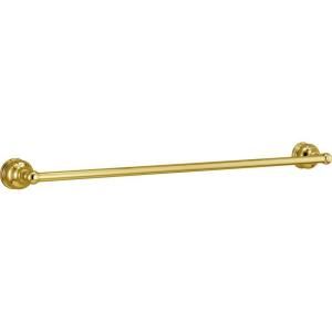 Delta Traditional Collection 24 in. Towel Bar in Polished Brass 74024 PB