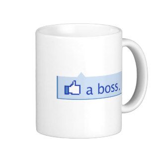 Like a Boss Facebook Funny Mug