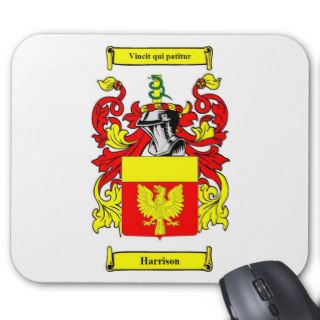 Harrison Coat of Arms Mousepads