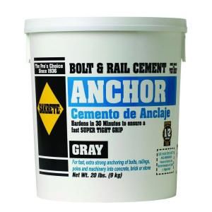 SAKRETE 20 lb. Gray Anchor Cement 65450004