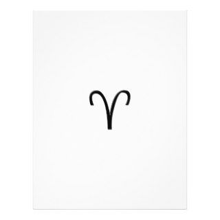 Aries   Zodiac Sign Personalized Flyer