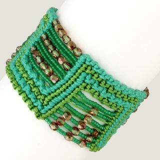 Marisol 'Ocean Limelight' Macrame Bracelet (Guatemala) Bracelets