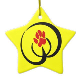 犬  Dog. Christmas Tree Ornaments
