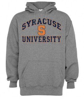 Syracuse Orange Old School Grey Vintage Hoodie  Athletic Hoodies  Sports & Outdoors