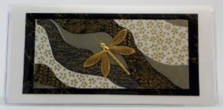 Washi Dragonfly Travel Wallet*MADE IN THE USA #539 Clothing
