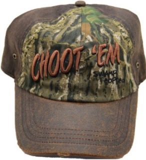Swamp People Cap Hat Choot Em' Camo Ripped Cap Clothing