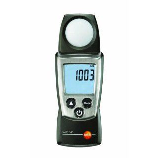 Testo 0560 0540 Pocket Pro Light Intensity Meter, +/  3 Accuracy, 2 Type AAA Battery Science Lab Photometers And Light Meters