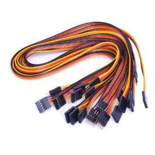 NEEWER 5 Pin Male to Female M F Jumper Wire Cable 540mm 10 Packs Toys & Games