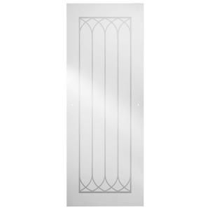 Delta 48 in. Shower Door Glass Panel in Mila SDGS048 CLL R