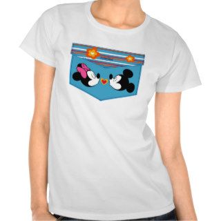 Minnie and Mickey Kiss Shirt