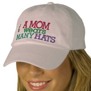 SALE A MOM Wears Many Hats by SRF Baseball Cap