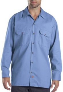 Dickies Shirts Men's Cotton Blend Blue Work Shirt 574GB   2X Large Tall at  Men�s Clothing store
