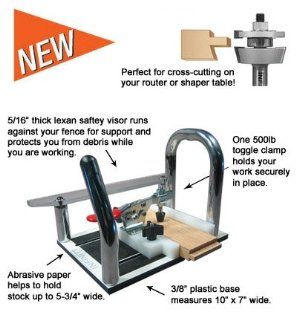 Infinity Tools COP 200, Safety Coping & Cross Cutting Sled For Router Or Shaper Tables    