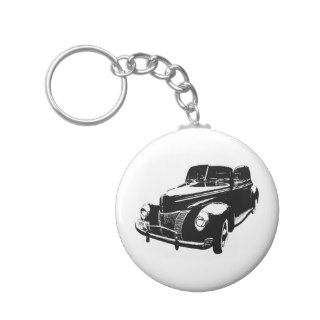 Ford ~ 1940 Ford Super Deluxe Vintage Car Keychains