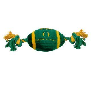 NCAA Plush Football Dog Toy, Large, University of Oregon Ducks  Pet Toy Balls 