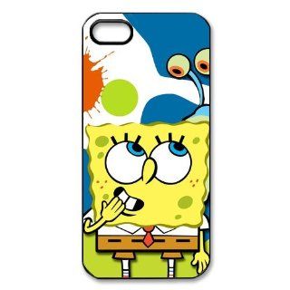 Classic Cartoon SpongeBob Squarepants iPhone 5 5s Case Cover Cell Phones & Accessories