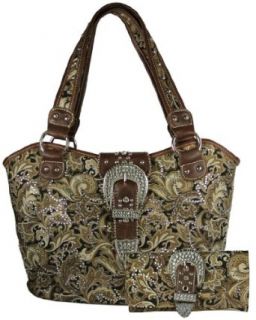 Montana West Buckle Collection Floral Handbag Sports & Outdoors