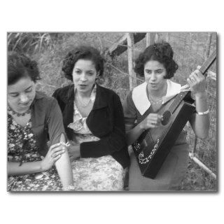 Creole Girls in Louisiana, 1930s Post Cards