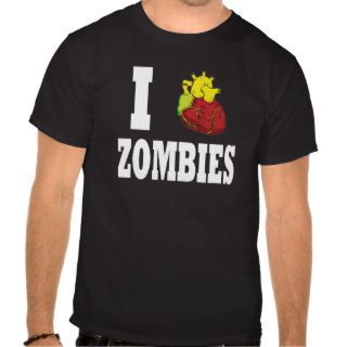 I Love Zombies   Zombie Pop Art Tshirts