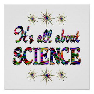 ALL ABOUT SCIENCE PRINT